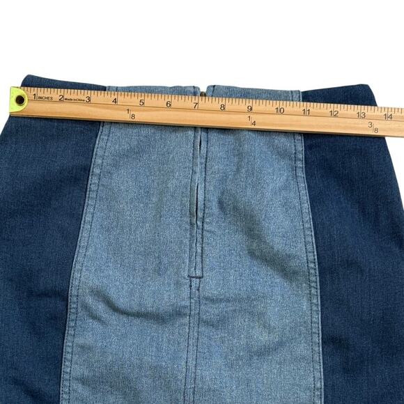 Free People Modern Femme Colorblock Mini Skirt - Picture 7 of 9